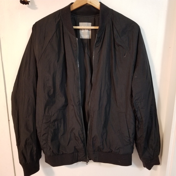 Gap Black Recycled Bomber Jacket - Picture 3 of 10